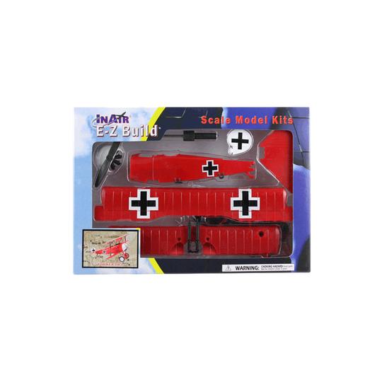 Smithsonian EZ Build Fokker Dr.1 Red Barron Plastic Model Kit Military Aviation Museum
