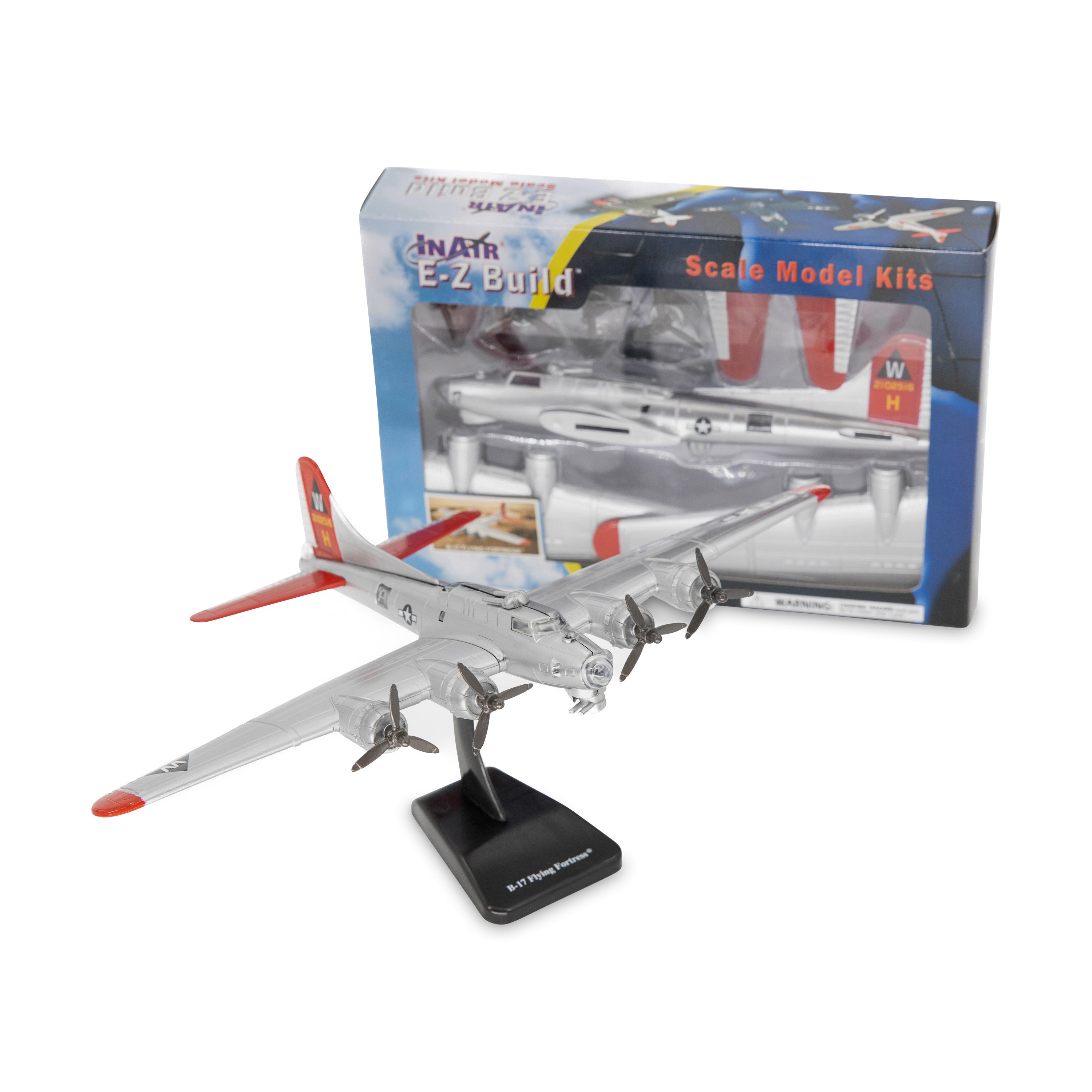 Smithsonian EZ Build B17 Flying Fortress Plastic Model Kit Military Aviation Museum