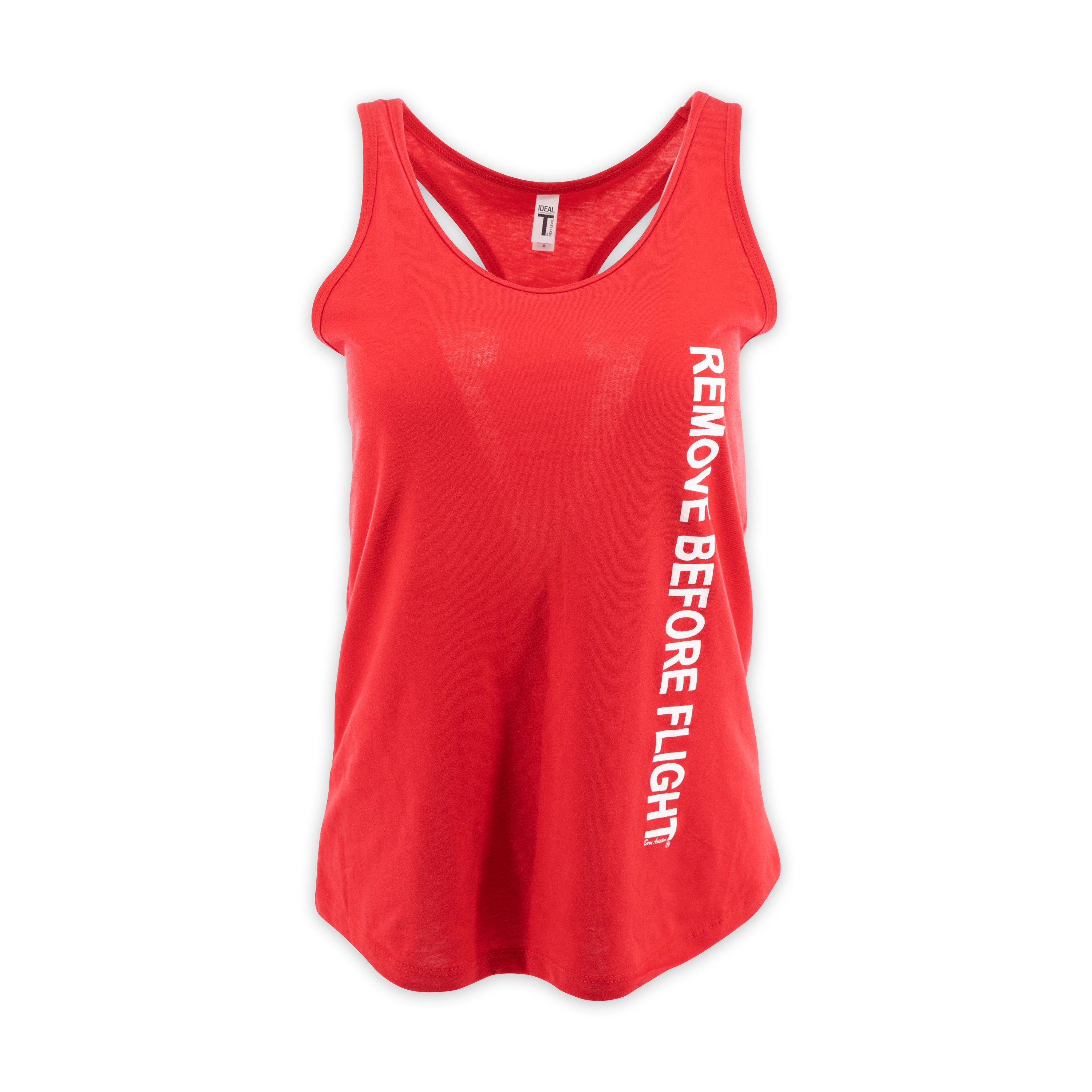 Remove Before Flight Racer Back Tank L