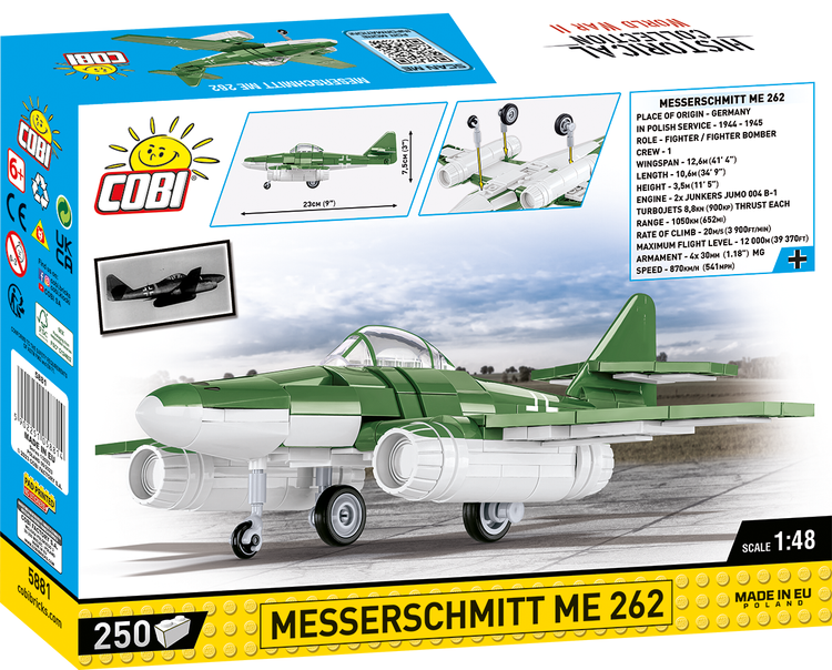 COBI Messerschmitt ME 262 Jet Fighter: #5881