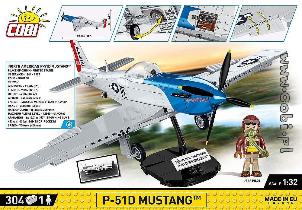 Cobi P-51D Mustang, 5719