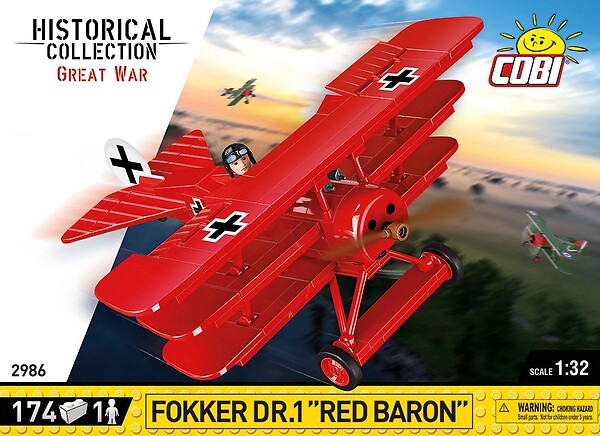 Cobi Fokker Dr.1 Red Baron, 2986