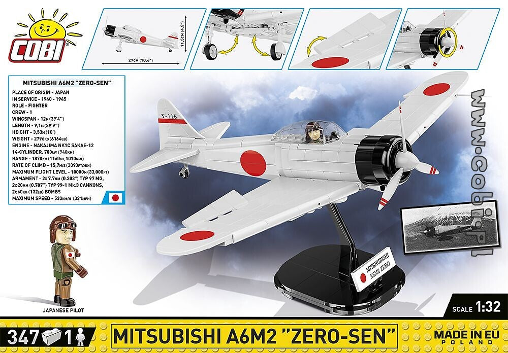 Cobi Mitsubishi Zero, 5729