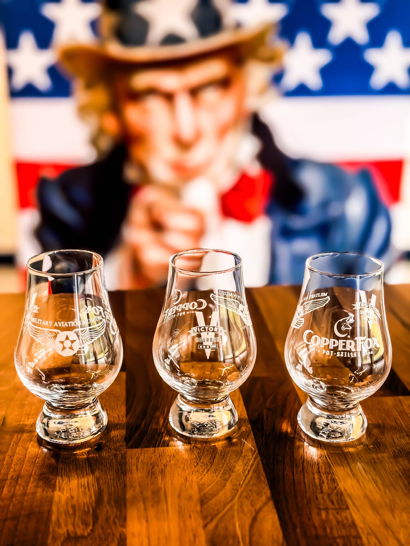 Victory Bourbon Commemorative Whiskey Glass
