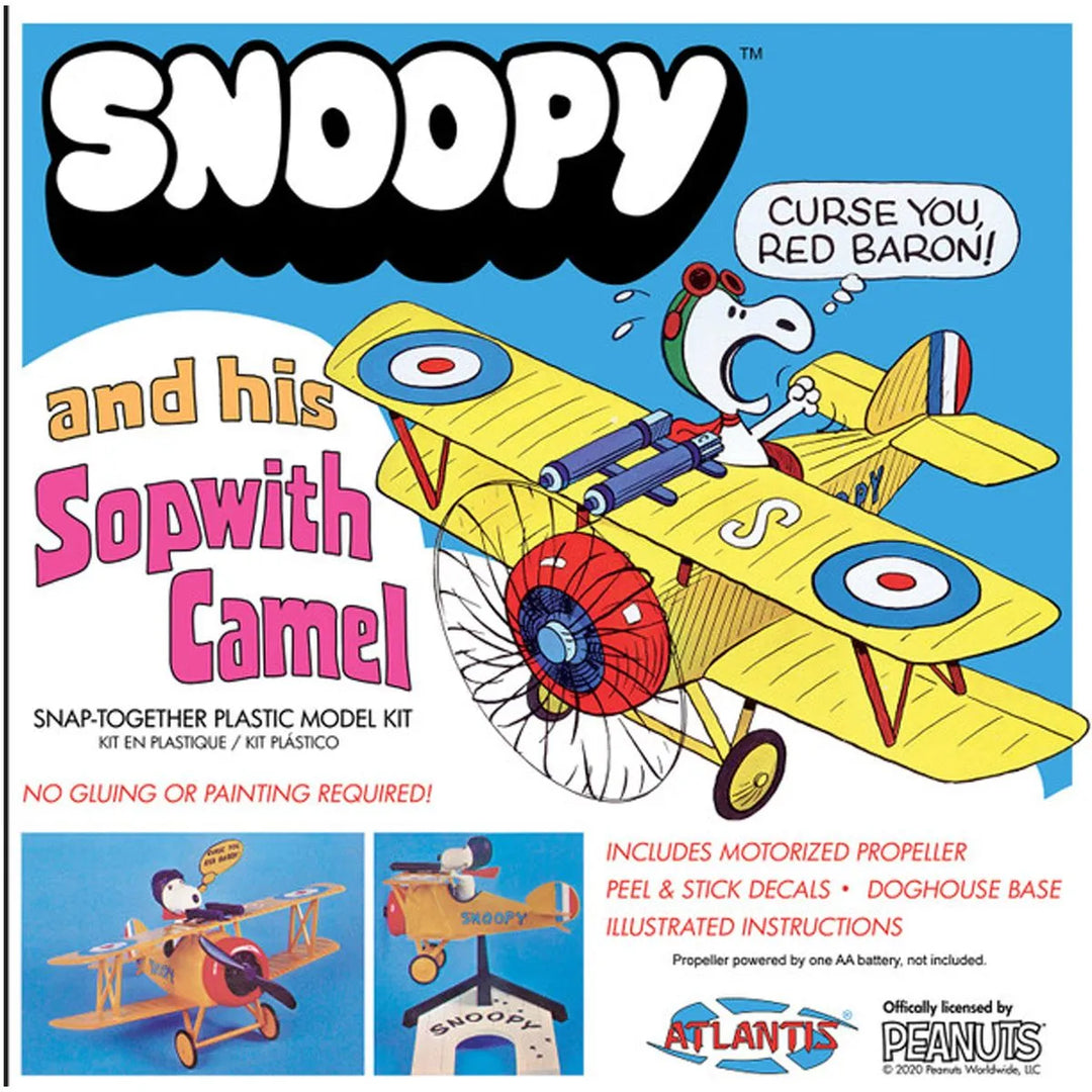 Snoopy Sopwith Camel Motorized Model Kit – Military Aviation Museum