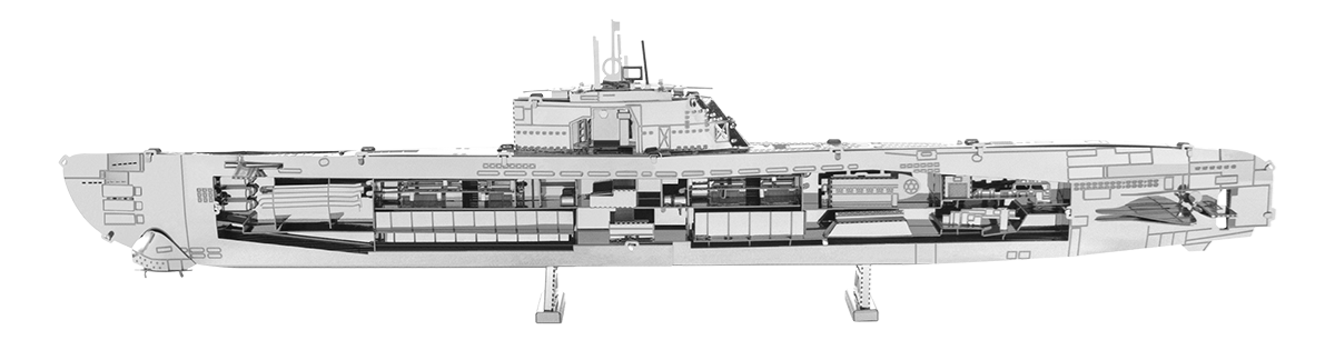 Metal Earth German U-Boat Type XXI, MMS121