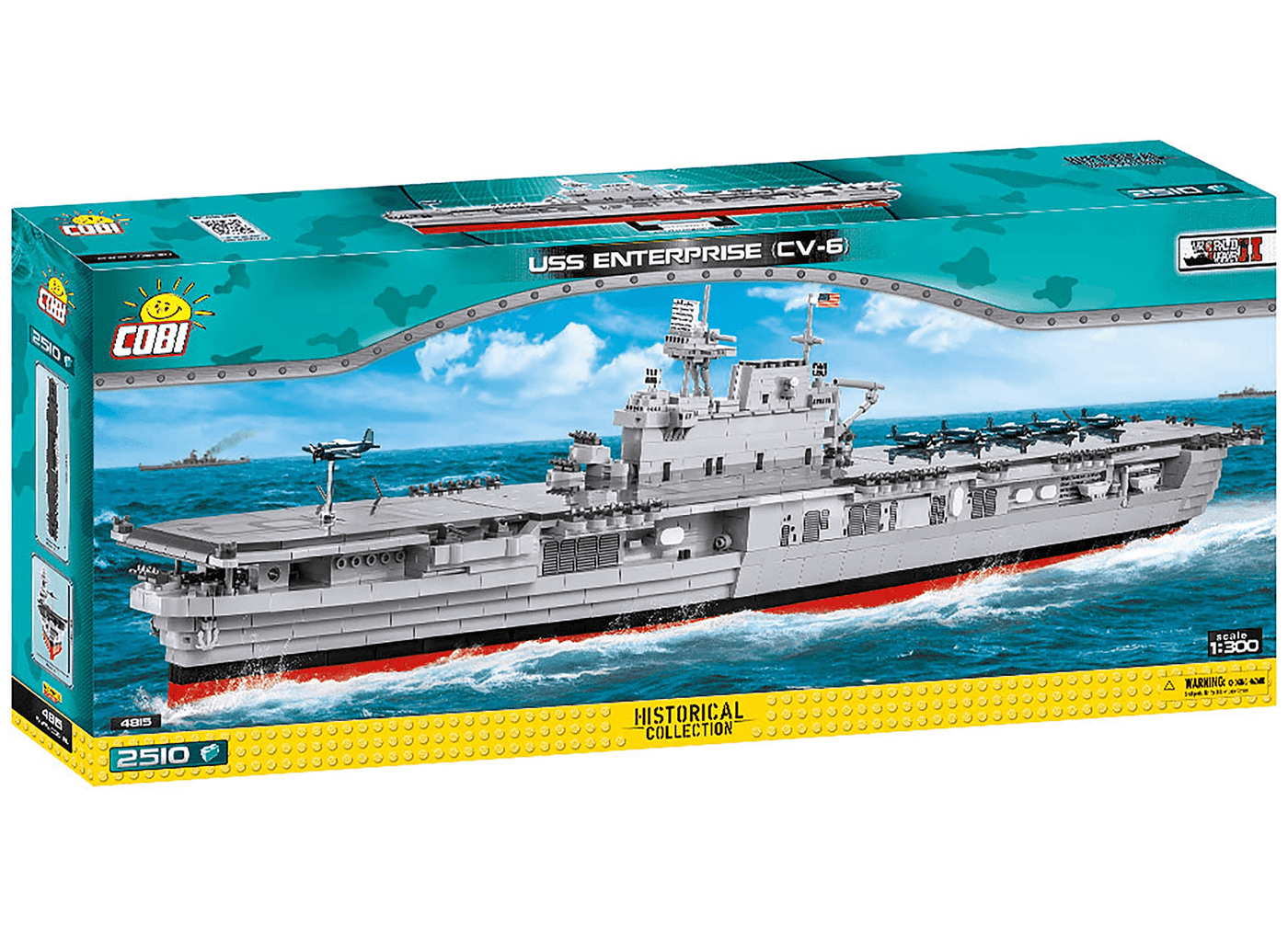 Cobi USS Enterprise (CV-6) Building Kit, 4815