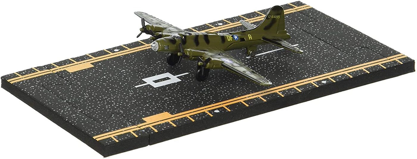 Hot Wings B-17 Flying Fortress (Olive Green) Diecast Metal Model w/Track