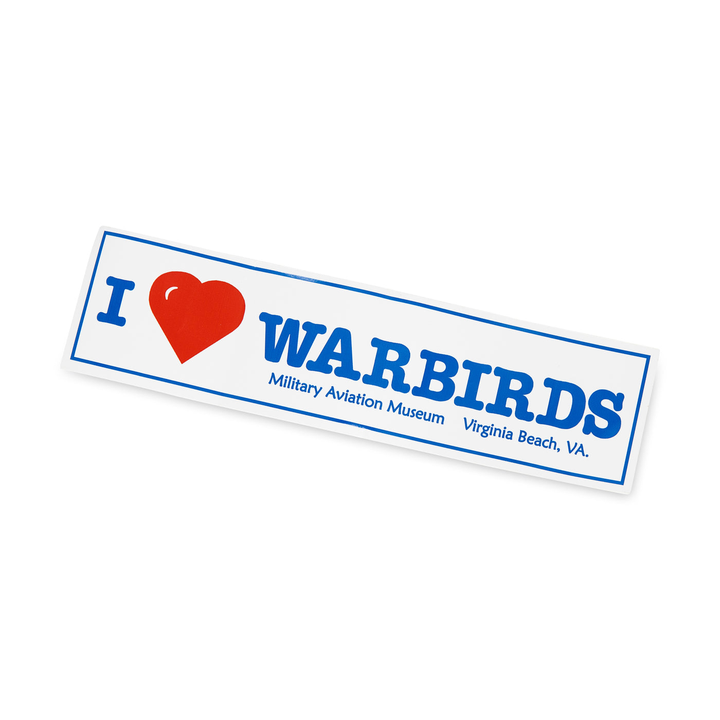 I Love Warbirds Sticker