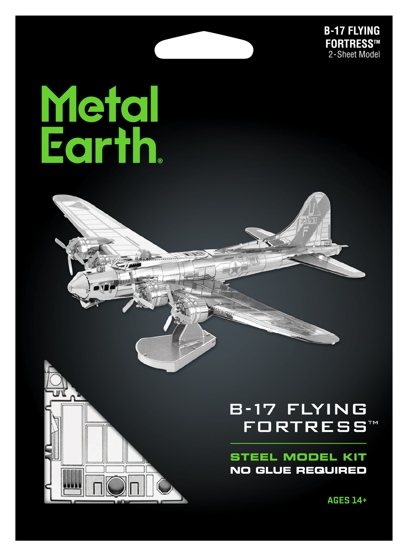 Metal Earth B-17 Flying Fortress, MMS091 – Military Aviation Museum