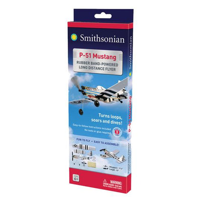 Smithsonian Rubber Band Flyer, P-51 Mustang