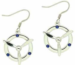 Blue Prop Earrings