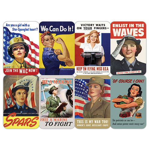 Mini Magnet Set: Women of WWII
